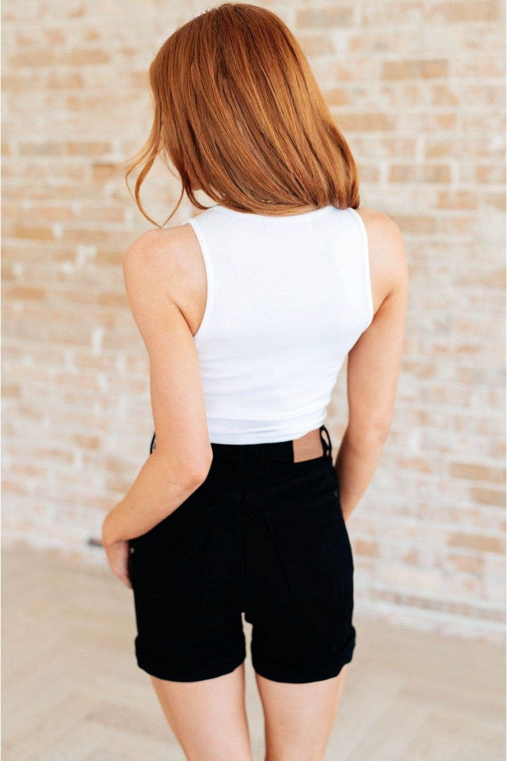 Cream of the Crop Rib Knit Tank Top in White in - Tops photo