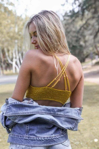 Crochet Daisy Longline Bralette - SwagglyLife Home & Fashion Crochet Daisy Longline Bralette - SwagglyLife Home & Fashion