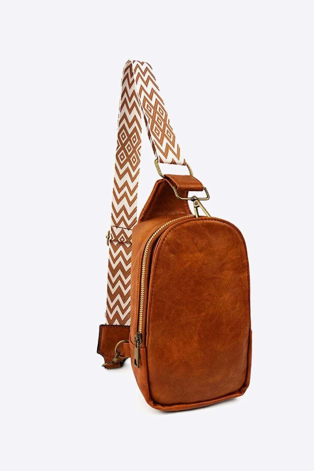Crossbody Faux Leather Bag - SwagglyLife Home & Fashion