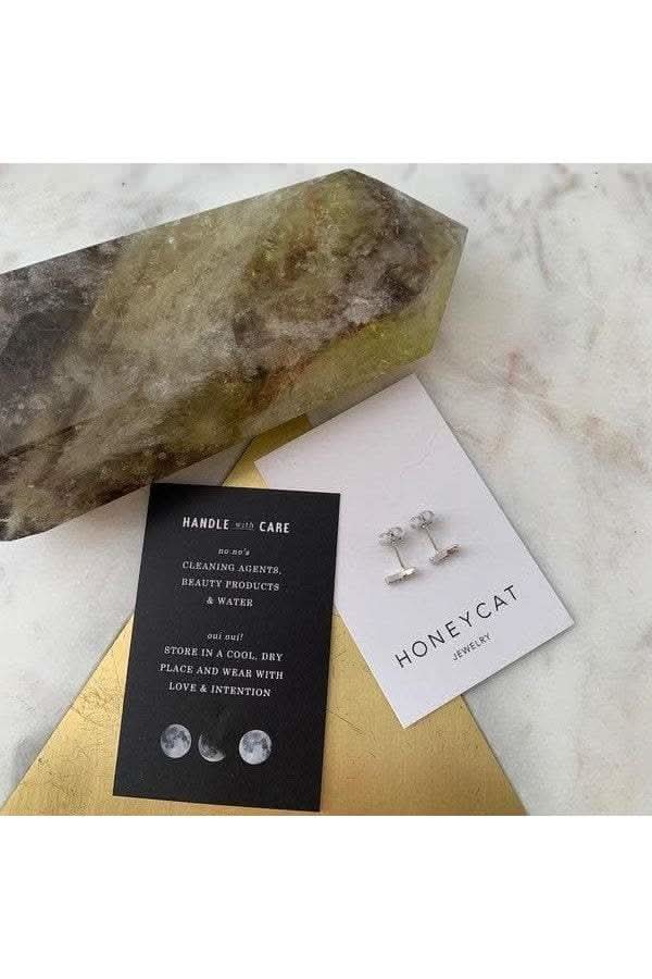 Crystal Arc Earrings in - Earrings photo