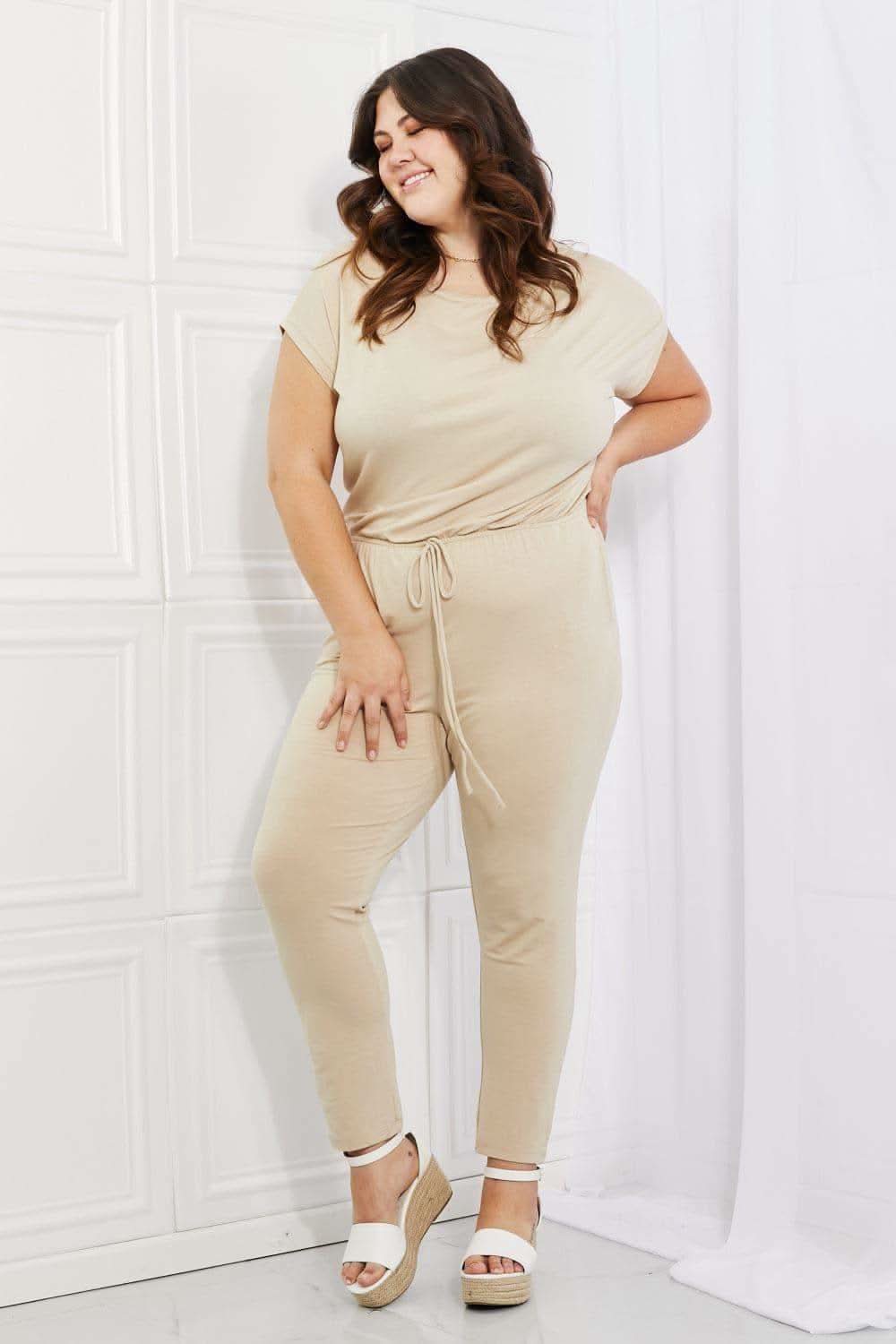 Culture Code Comfy Days Boat Neck Jumpsuit - SwagglyLife Home & Fashion Culture Code Comfy Days Boat Neck Jumpsuit - SwagglyLife Home & Fashion