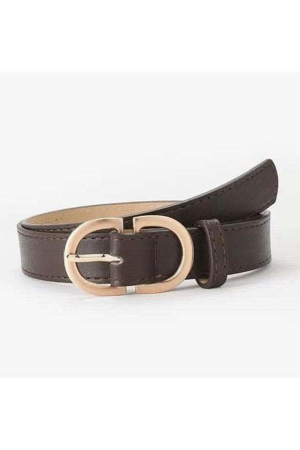 D-Ring Belt, Multiple Colors in Dark Brown OneSize - Belts photo