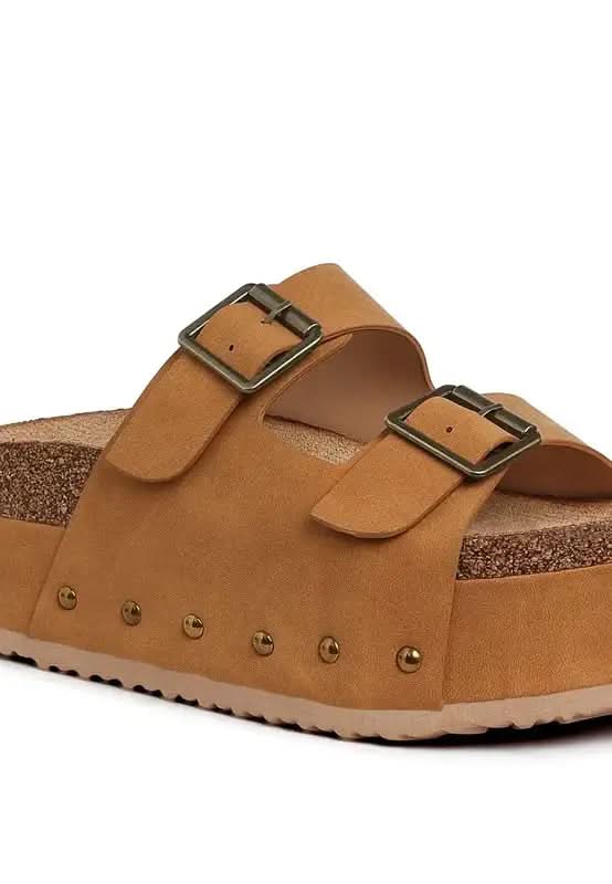 Impala Studded Faux Leather Slip Ons in - photo