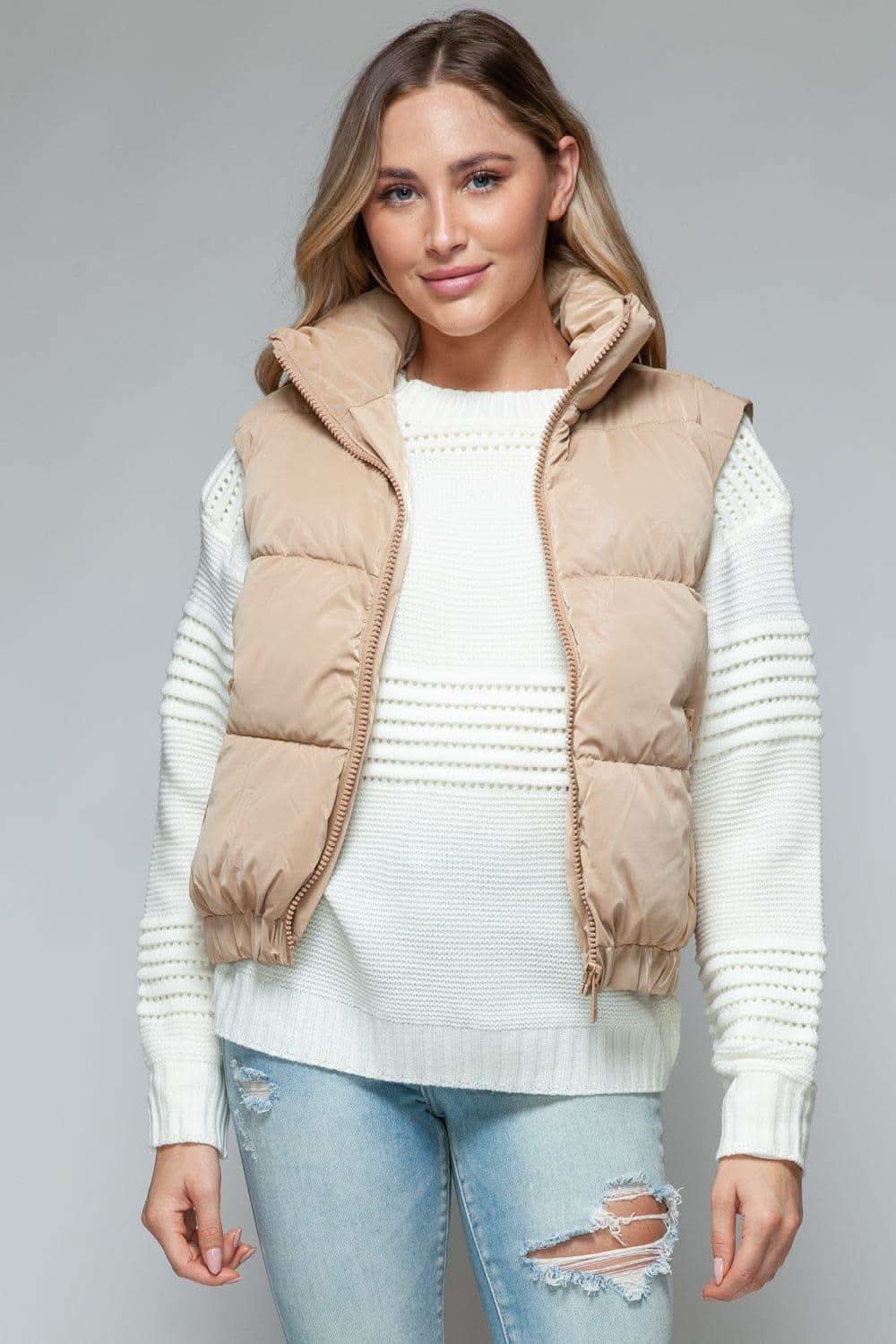 Snobbish Fine Fur Lining Quilted Vest - SwagglyLife Home & Fashion