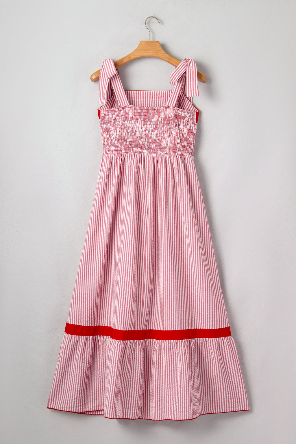 Rose Ruffle Hem Maxi Dress -