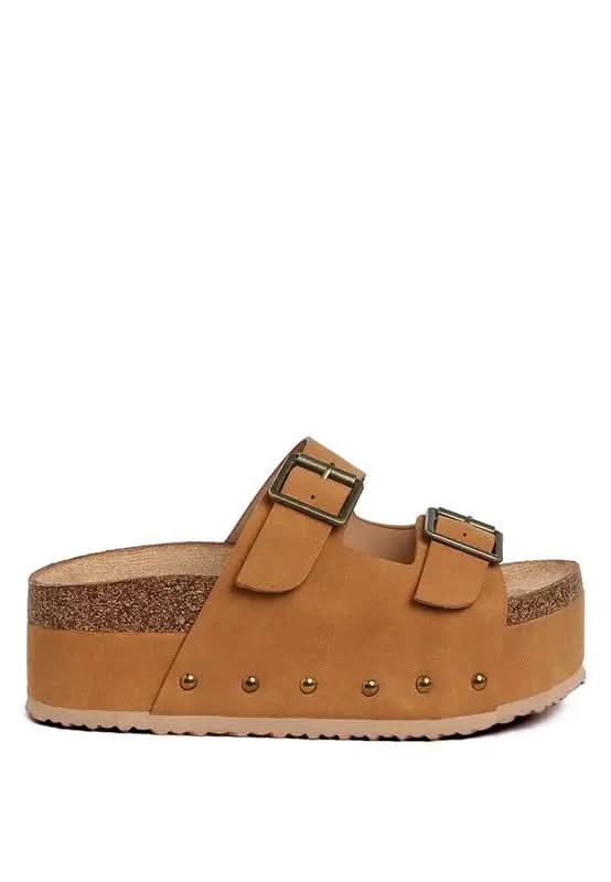 Impala Studded Faux Leather Slip Ons in - photo