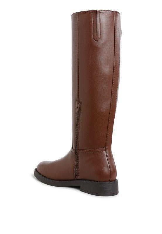 Rag Company Kiang Metal Chain Link Detail Calf Boots in - Boots photo