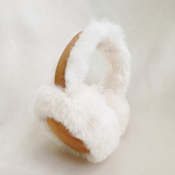 Snow Bunny Foldable Earmuffs in One Size - photo