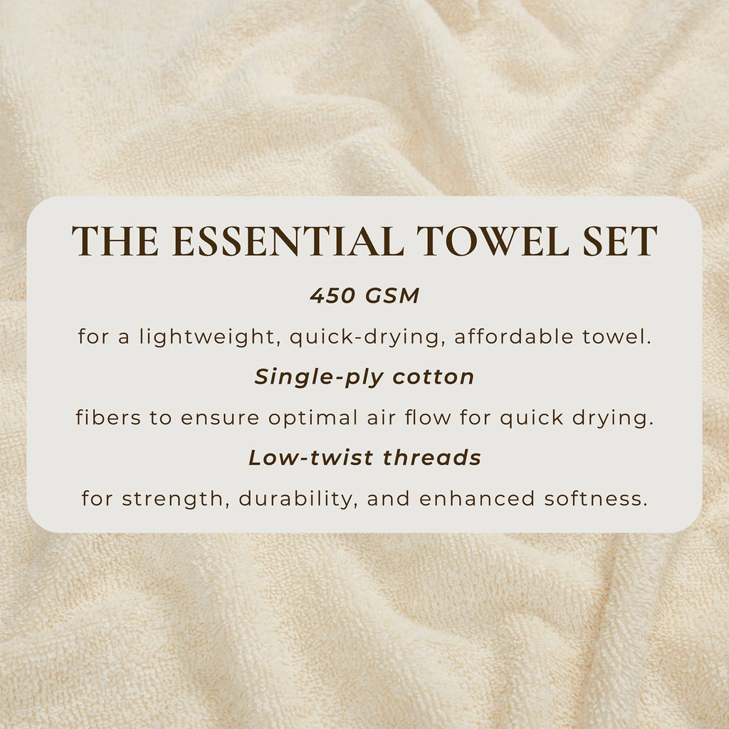 Cotton Terry Bath Towel Set - Cooper Collection in - photo
