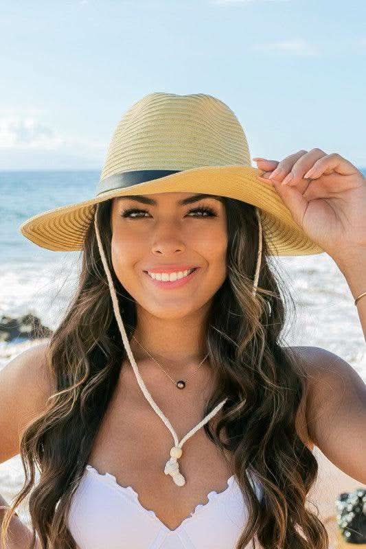 Drawstring Panama Hat in - Hats photo