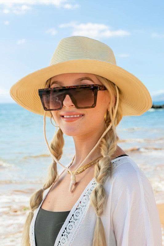 Drawstring Panama Hat in - Hats photo