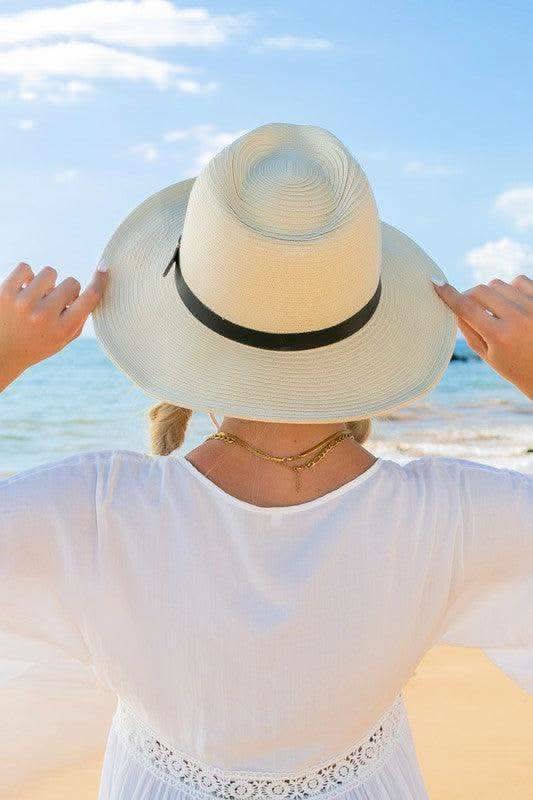 Drawstring Panama Hat in - Hats photo