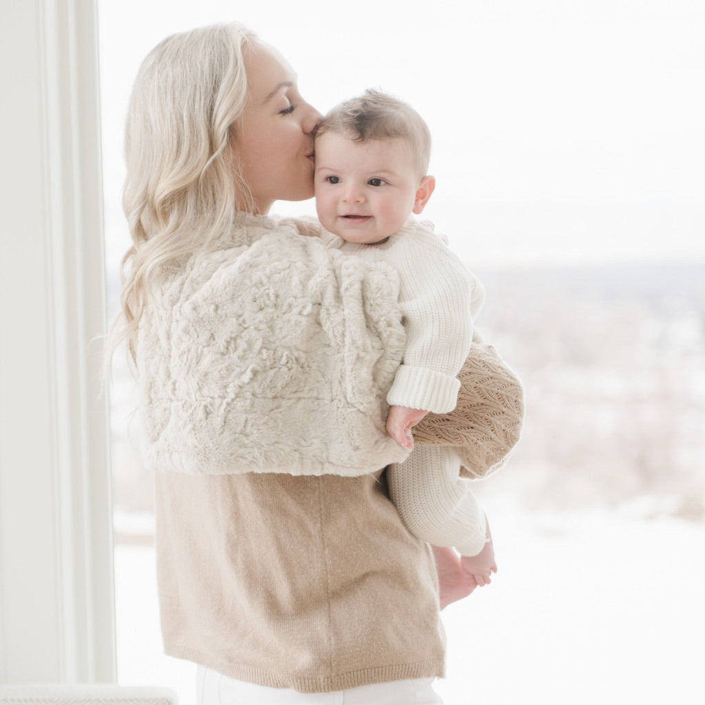 Saranoni Dream Mini Blankets in Oat - photo