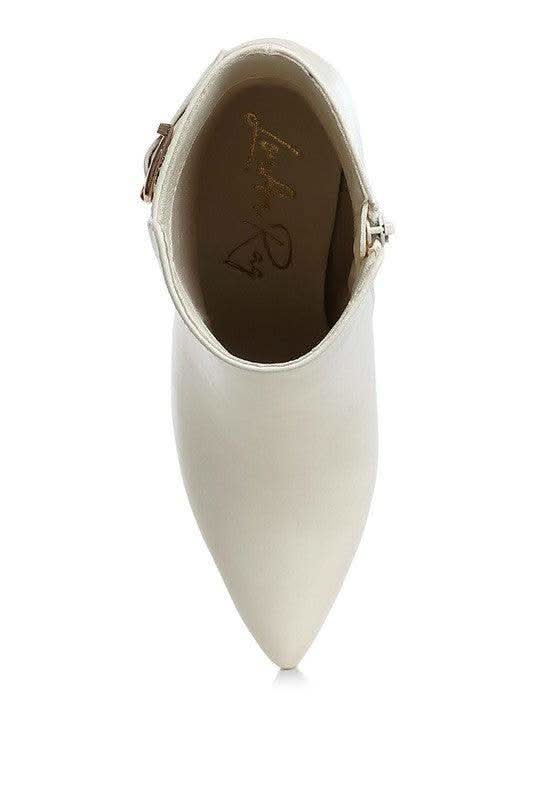 Rag Company Conchos Belt Detail Block Heel Boots in - Boots photo