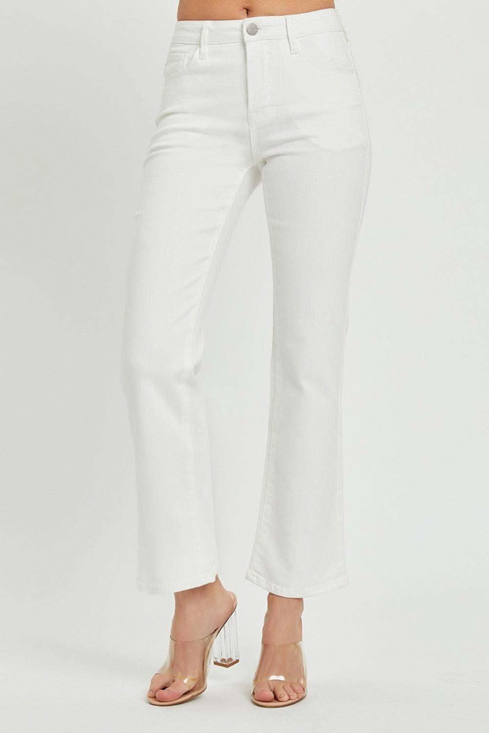RISEN Full Size Mid Rise Jeans with Pockets in - Jeans photo