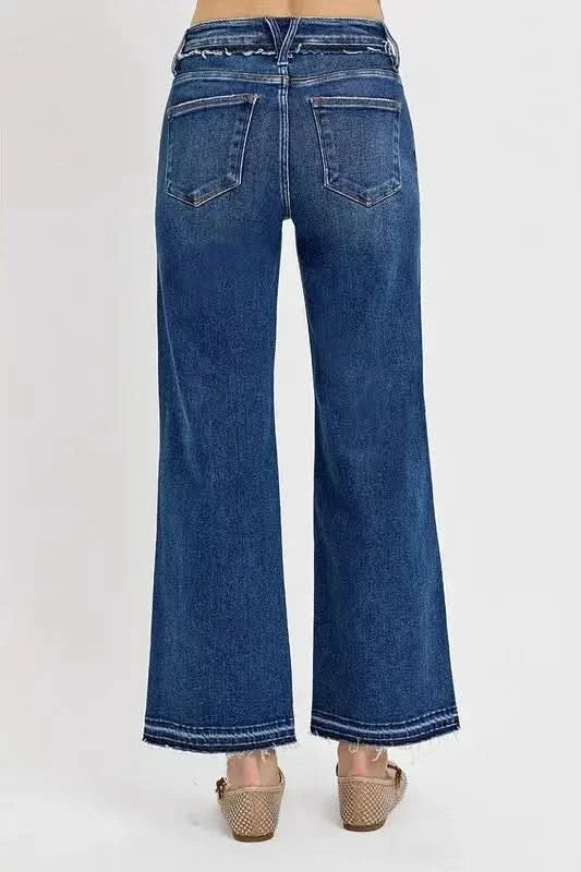 RISEN Full Size Tummy Control Bootcut Jeans Plus Size in - photo