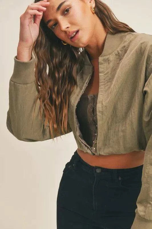 MABLE Long Sleeve Two Way Jacket - SwagglyLife Home & Fashion