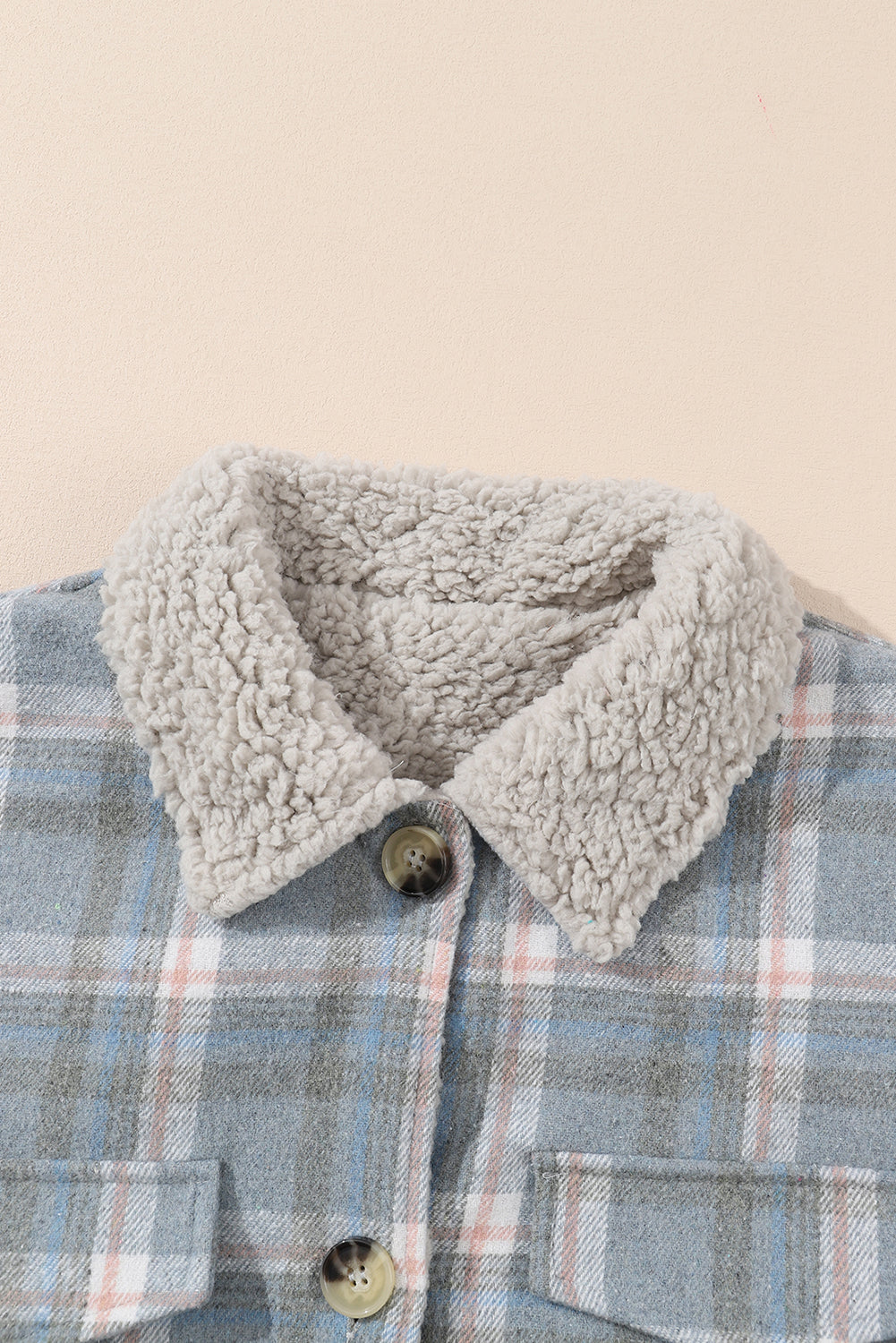 Madison Cuffs Patchwork Plaid Shirt in - Plaid Shackets photo