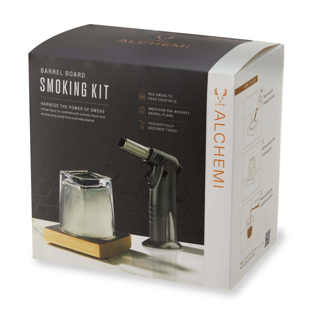 Viski Alchemi Barrel Board Smoking Kit - SwagglyLife Home & Fashion