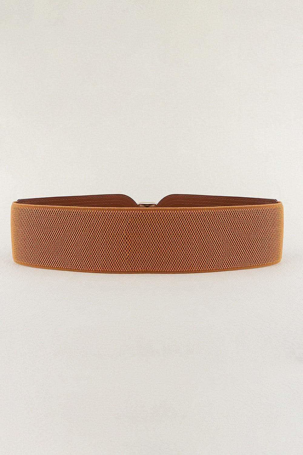 Elastic Wide Faux Leather Belt - SwagglyLife Home & Fashion