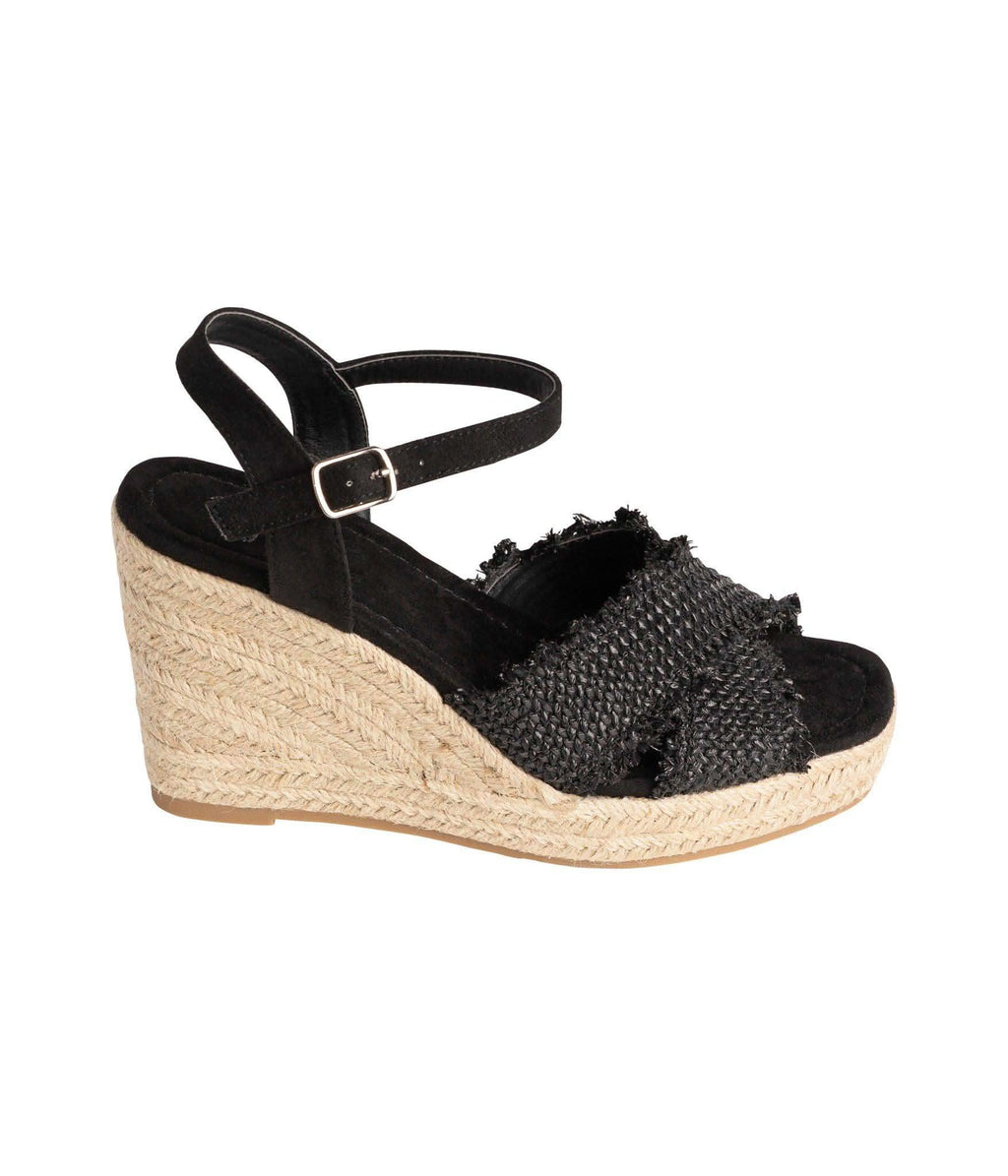 Elinor Wedge in Black in - Shoes photo