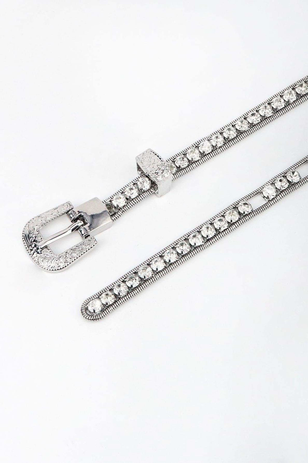 Ella Rhinestone Metal Belt - SwagglyLife Home & Fashion