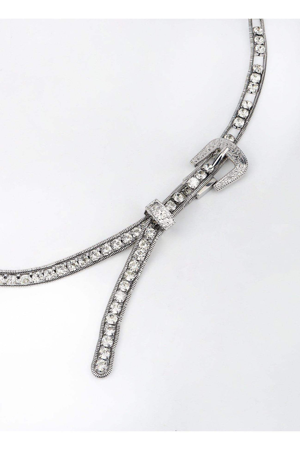 Ella Rhinestone Metal Belt - SwagglyLife Home & Fashion