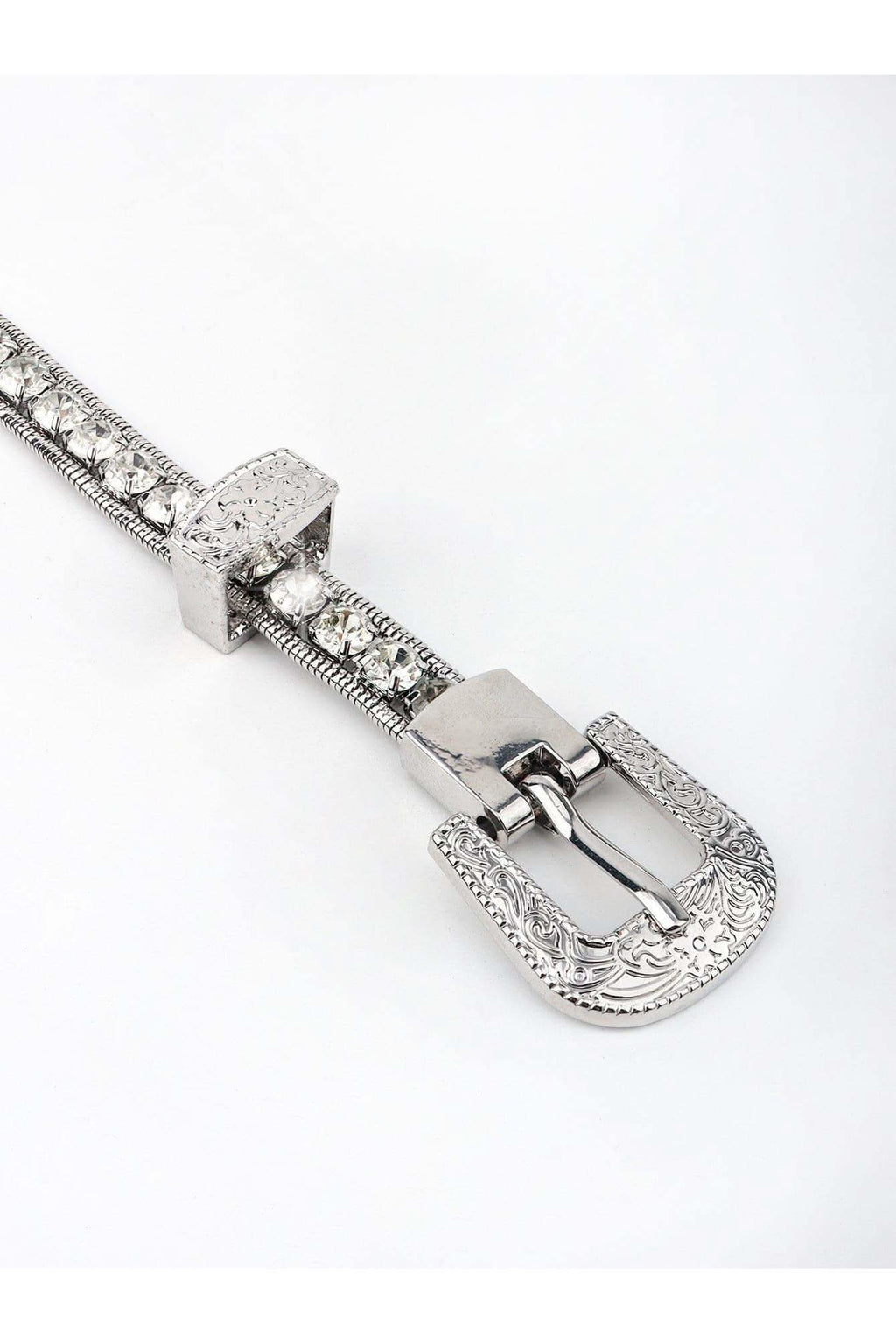 Ella Rhinestone Metal Belt - SwagglyLife Home & Fashion
