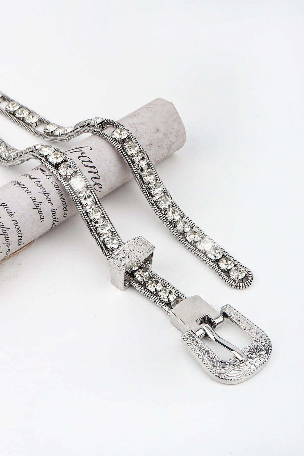 Ella Rhinestone Metal Belt - SwagglyLife Home & Fashion