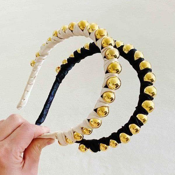 ELLISON YOUNG Emily Satin Wrapped Headband - SwagglyLife Home & Fashion