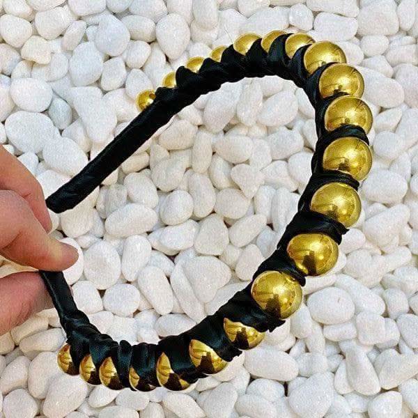 ELLISON YOUNG Emily Satin Wrapped Headband - SwagglyLife Home & Fashion