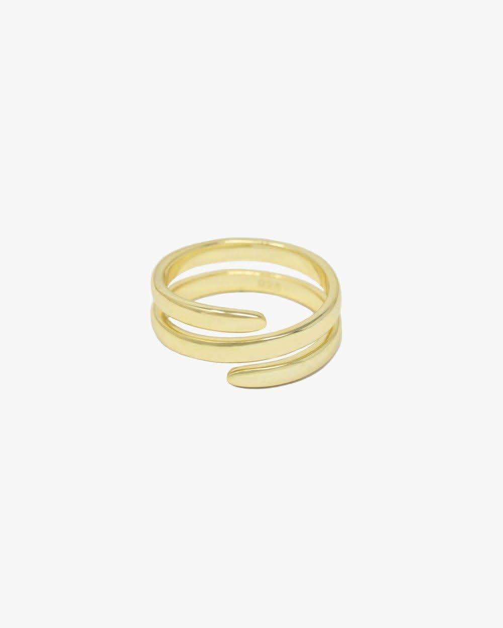EMERSON Gold Wrap Ring in YELLOW GOLD - RINGS photo
