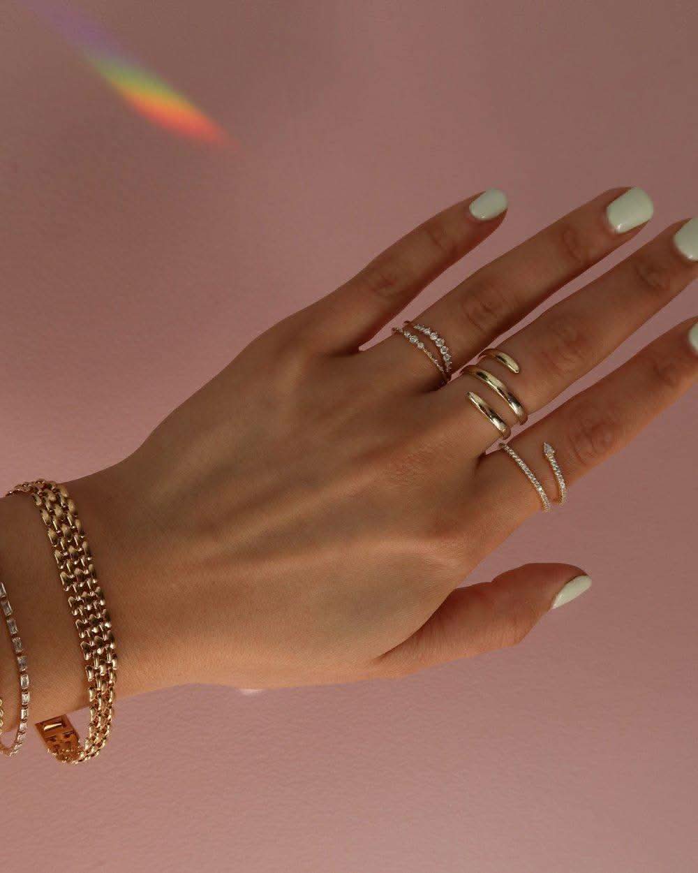 EMERSON Gold Wrap Ring in - RINGS photo