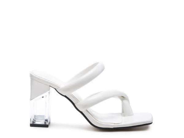 ERISED Clear Heel Toe Ring Slides in - photo