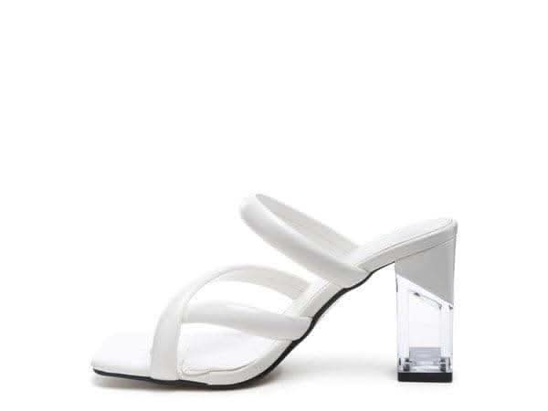 ERISED Clear Heel Toe Ring Slides in - photo
