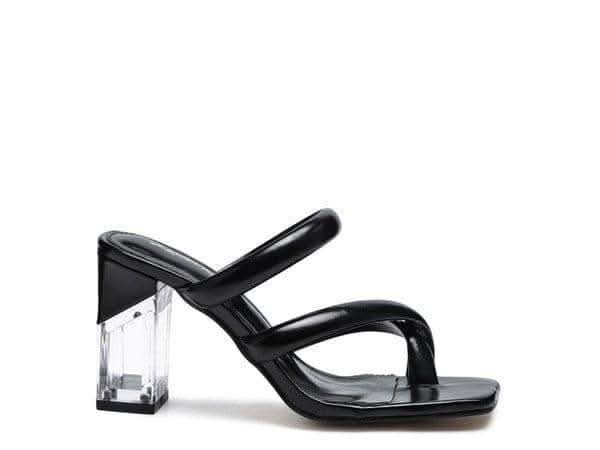 ERISED Clear Heel Toe Ring Slides in - photo