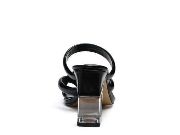 ERISED Clear Heel Toe Ring Slides in - photo