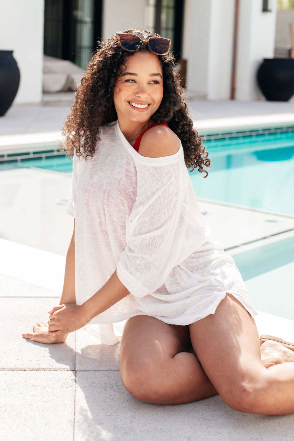 Continue On Oversized Tunic in - Tops photo