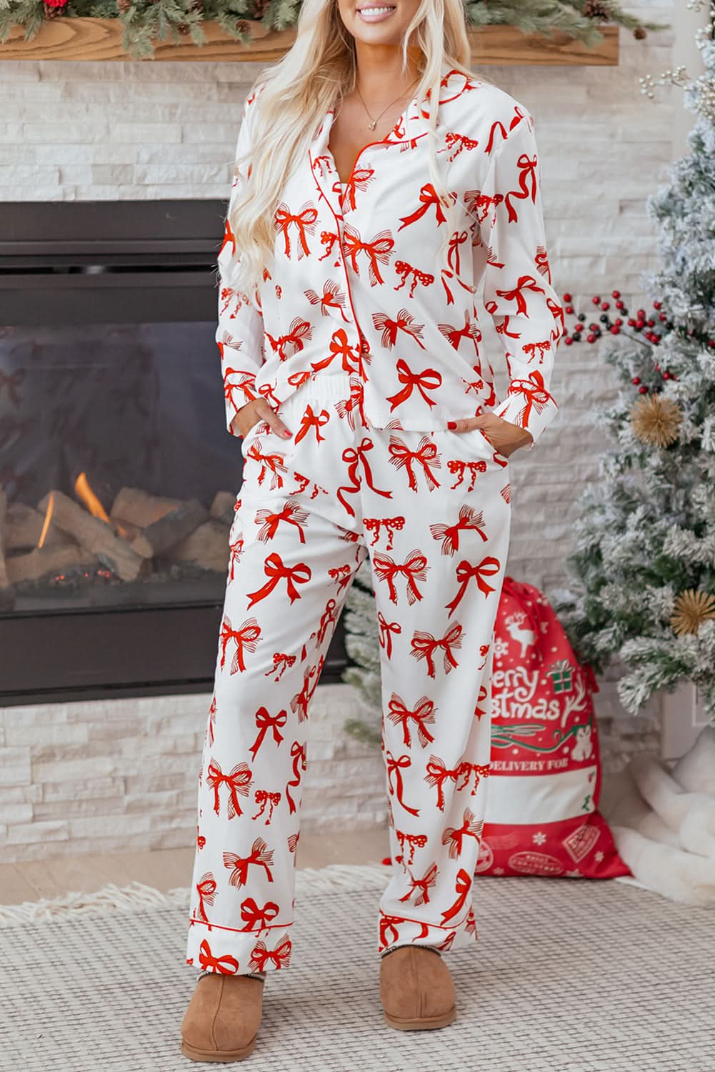 Rubinaya Long 2pcs Pajama Set in - Sleepwear photo
