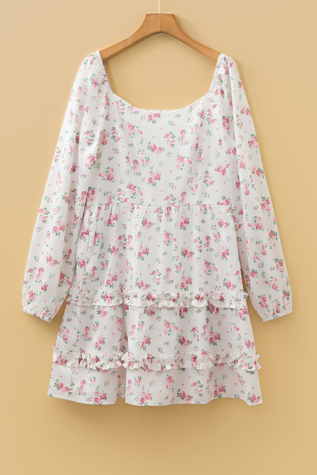 Lottie Detail Flared Mini Dress in - Floral Dresses photo
