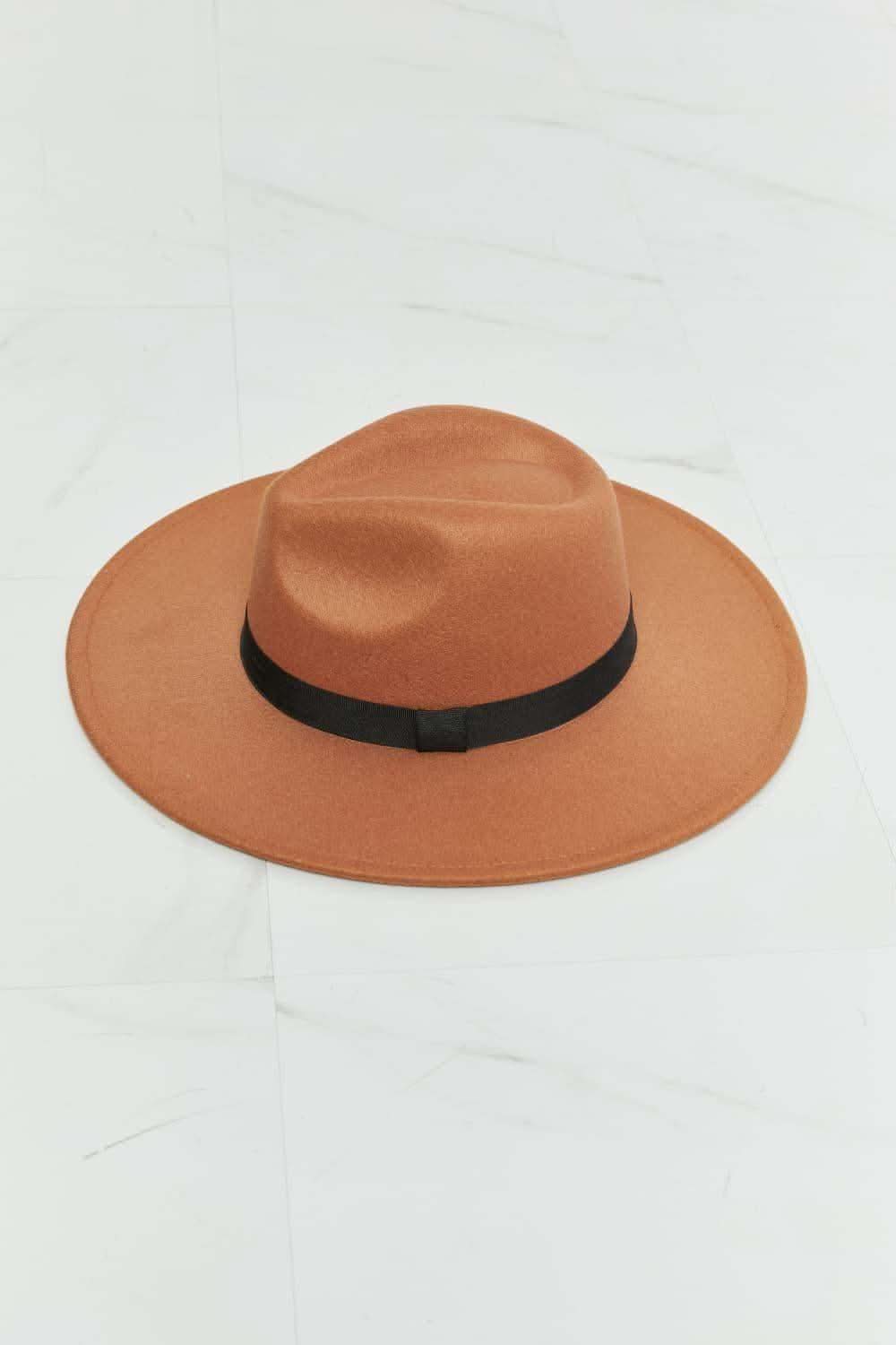 Fame Enjoy The Simple Things Fedora Hat in - Hats photo