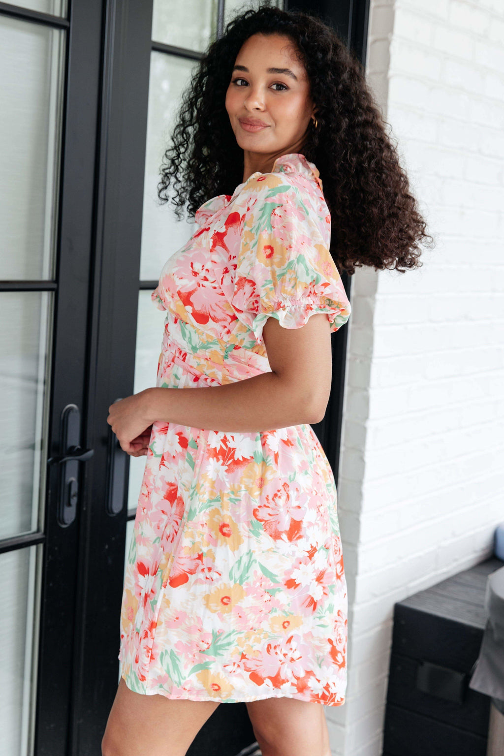 Fancy Free Floral Dress in - Dresses photo