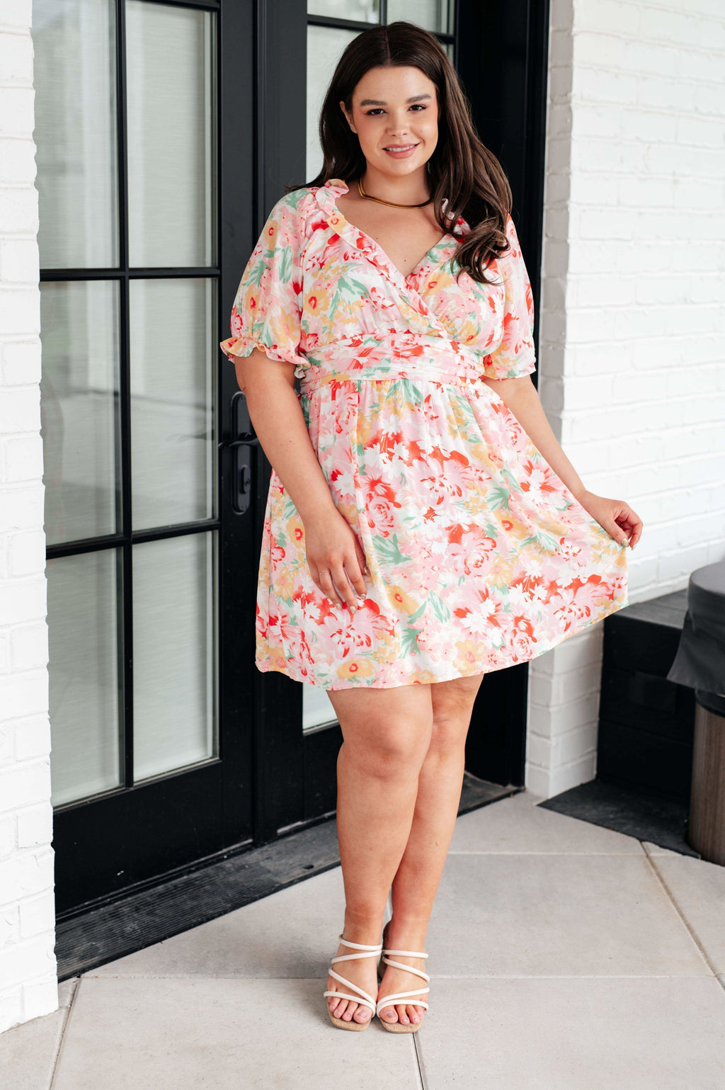 Fancy Free Floral Dress in - Dresses photo