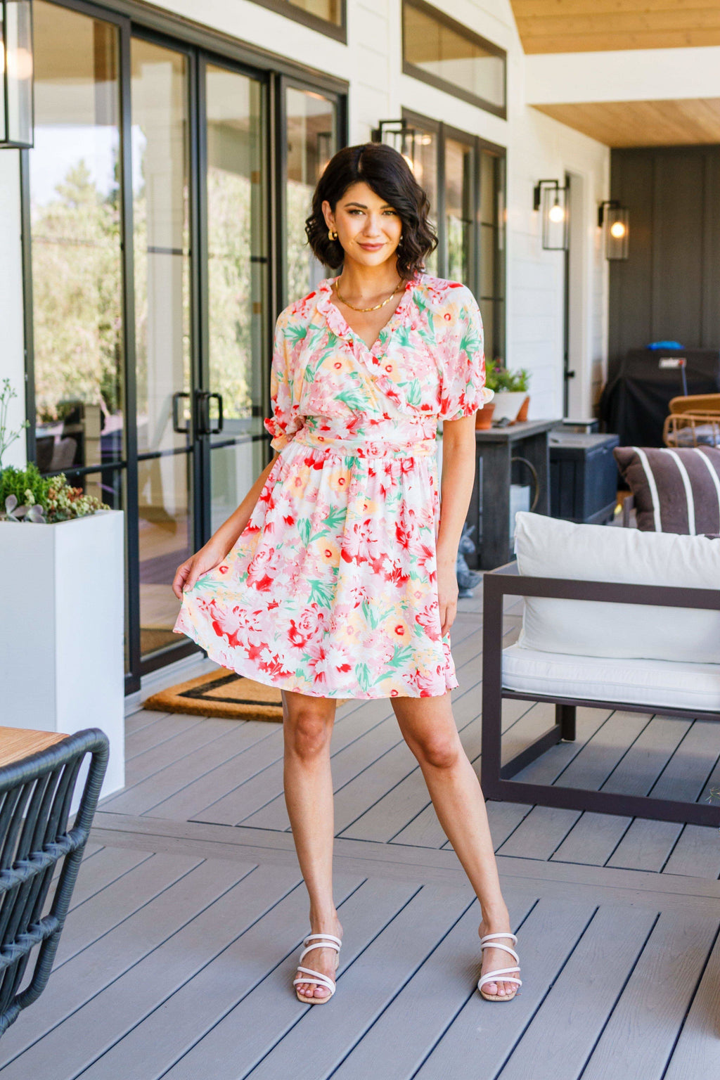 Fancy Free Floral Dress in - Dresses photo