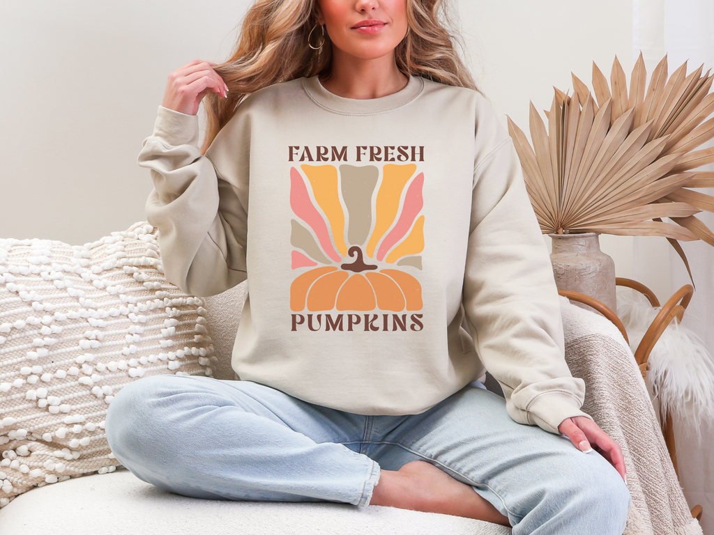 Farm Fresh Pumpkins Sweatshirt in - Womens photo