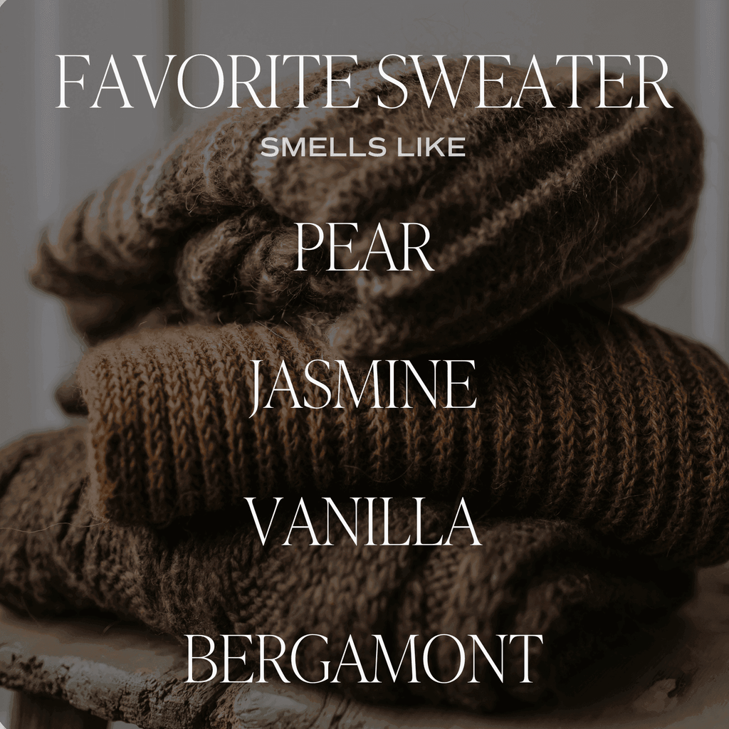 Favorite Sweater Soy Candle - Tan Matte Jar - 15 oz - SwagglyLife Home & Fashion