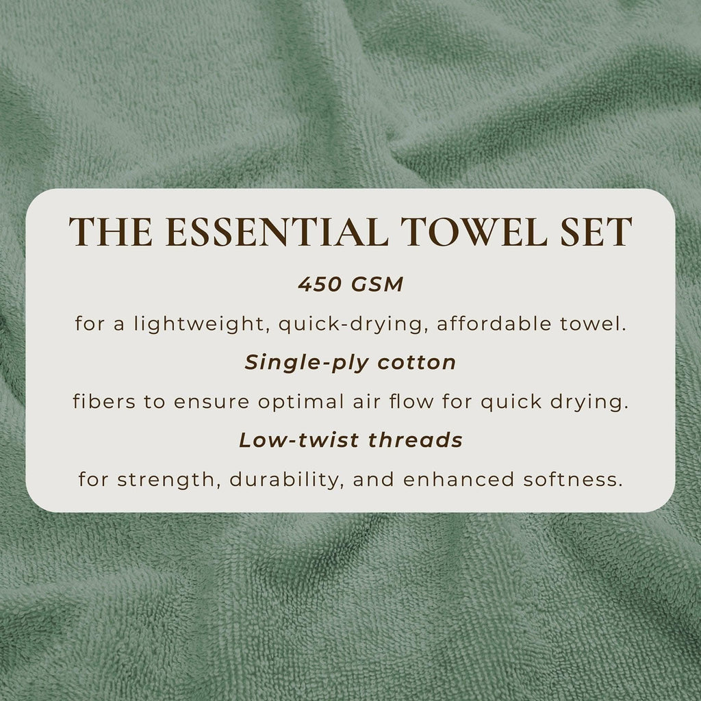 Cotton Terry Bath Towel Set - Cooper Collection in - photo