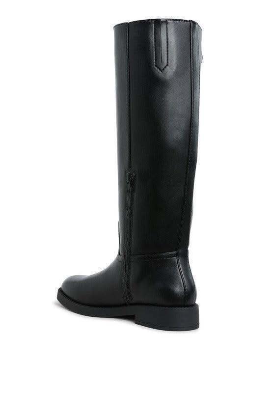 Rag Company Kiang Metal Chain Link Detail Calf Boots in - Boots photo