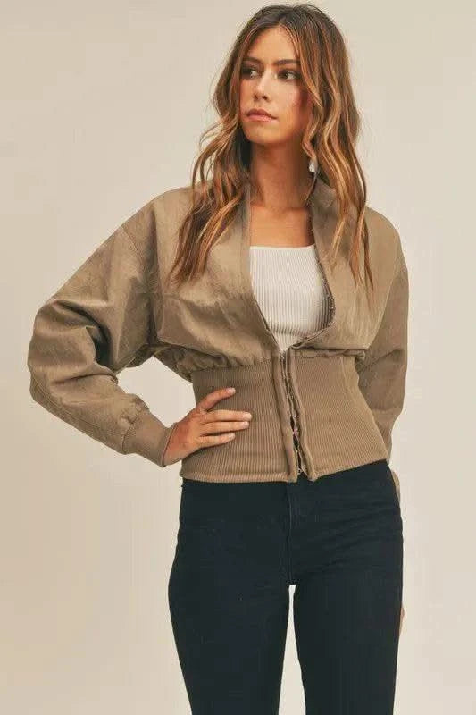 MABLE Long Sleeve Two Way Jacket in - photo