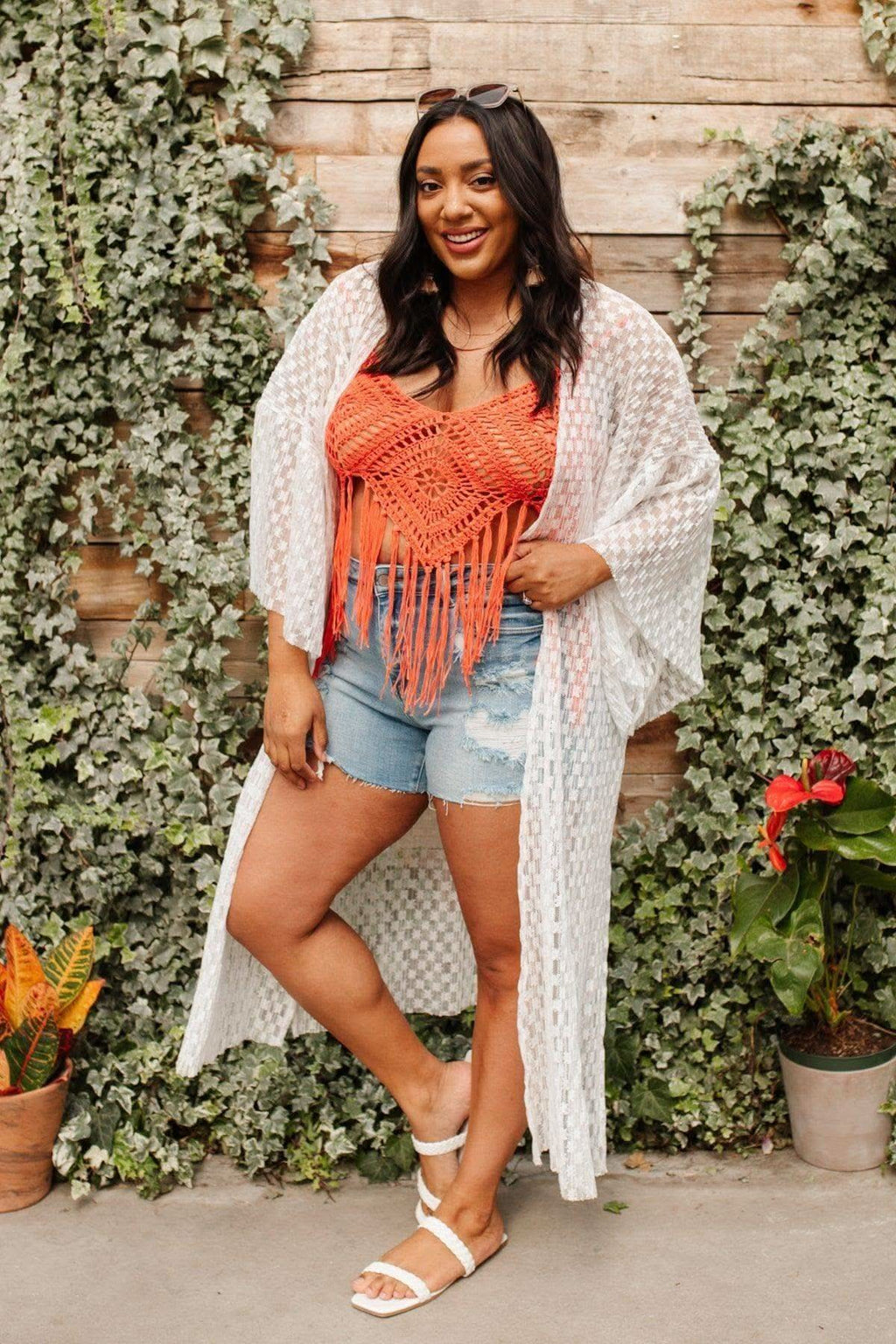 Festival Fringe Tank in Orange - SwagglyLife Home & Fashion